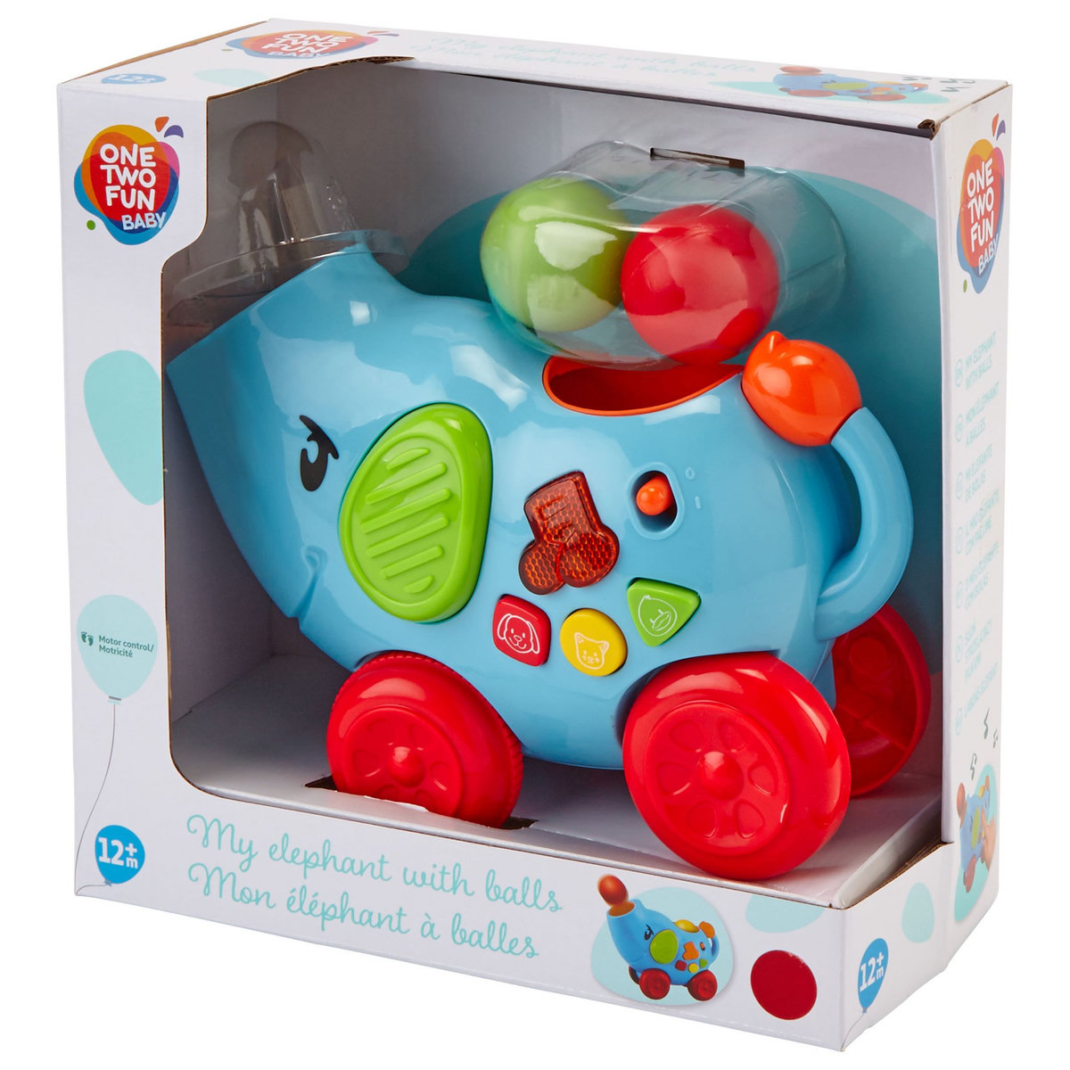 One Two Fun Éléphant pop balles 