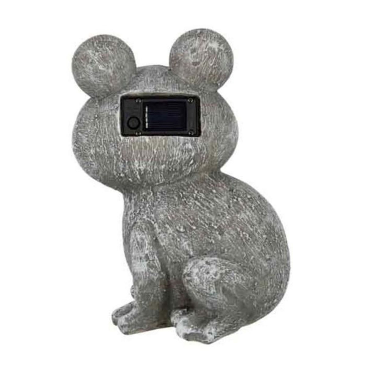 Paris Prix Statuette Déco  Grenouille Solaire  22cm Gris