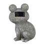 Voir la diapositive 2 : Paris Prix Statuette Déco  Grenouille Solaire  22cm Gris
