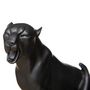Voir la diapositive 2 : Paris Prix Statuette Déco  Léopard qui Rugit  19cm Noir