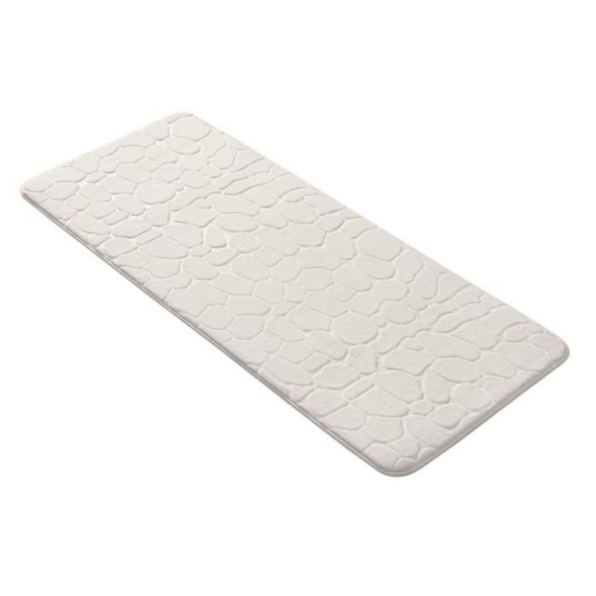 Paris Prix Tapis de Bain  Ricochet  50x120cm Blanc