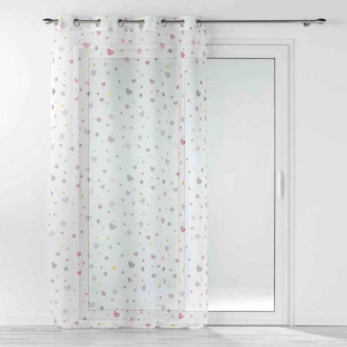 Paris Prix Rideau Voilage  Céleste  140x280cm Blanc