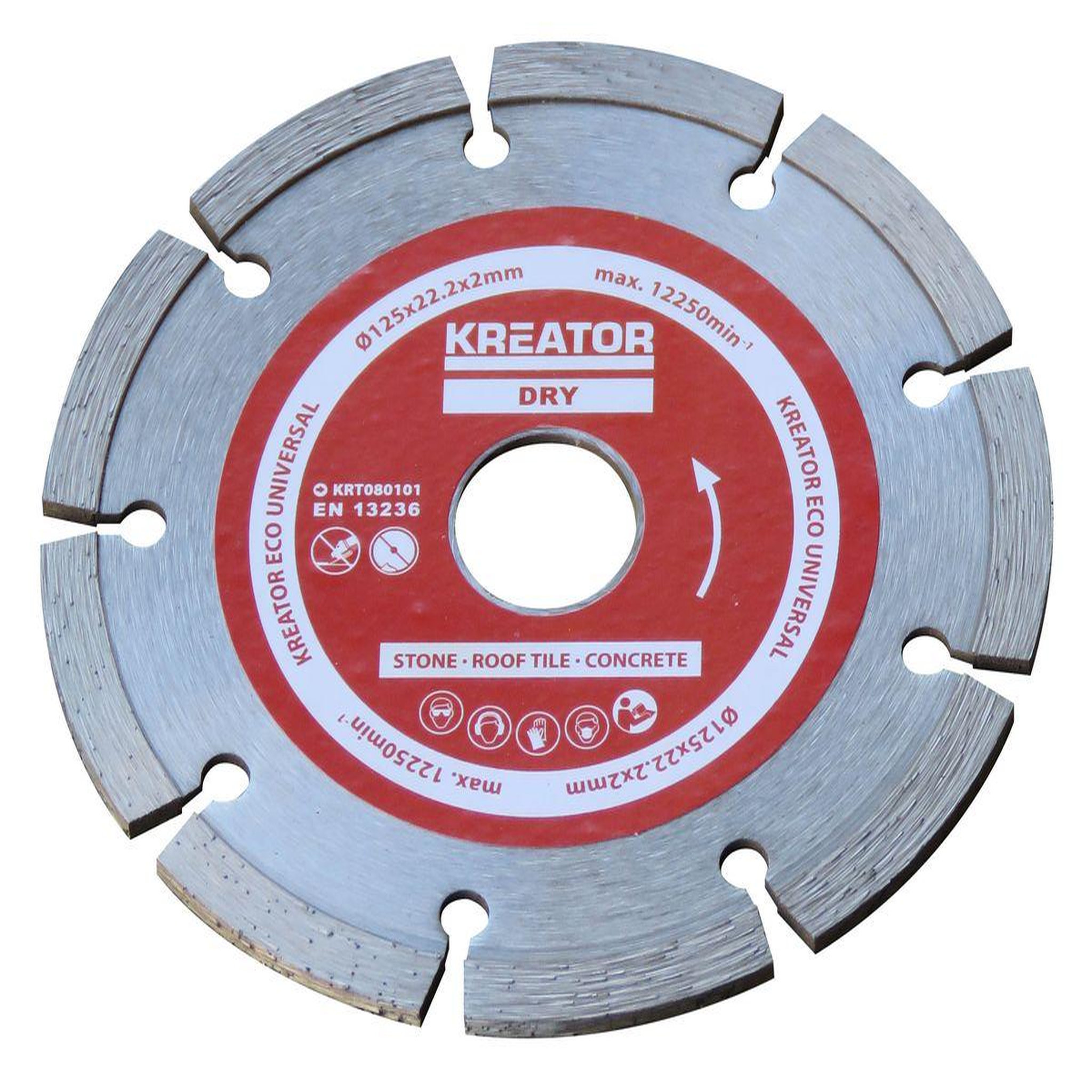 KREATOR Disque diamant maçonnerie - promo - Alésage 22,2 mm 3 disques 125 mm 2,0 mm