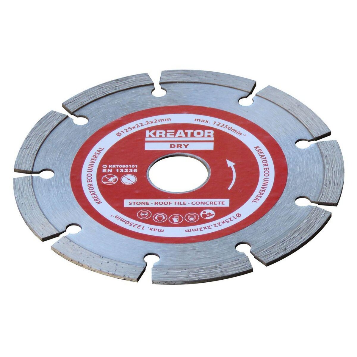 KREATOR Disque diamant maçonnerie - promo - Alésage 22,2 mm 3 disques 125 mm 2,0 mm