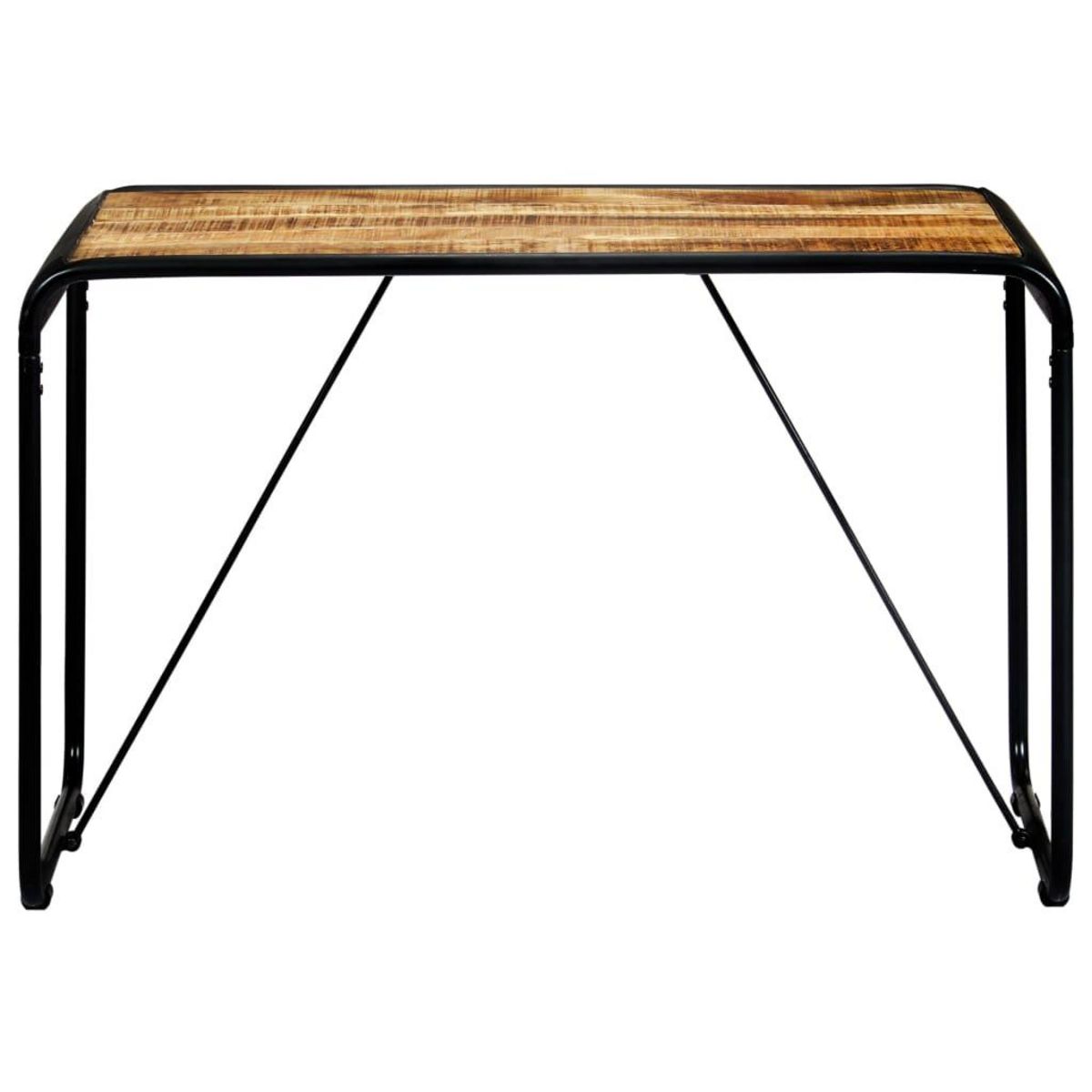 VIDAXL Table a manger 118x60x76 cm Bois de manguier massif brut