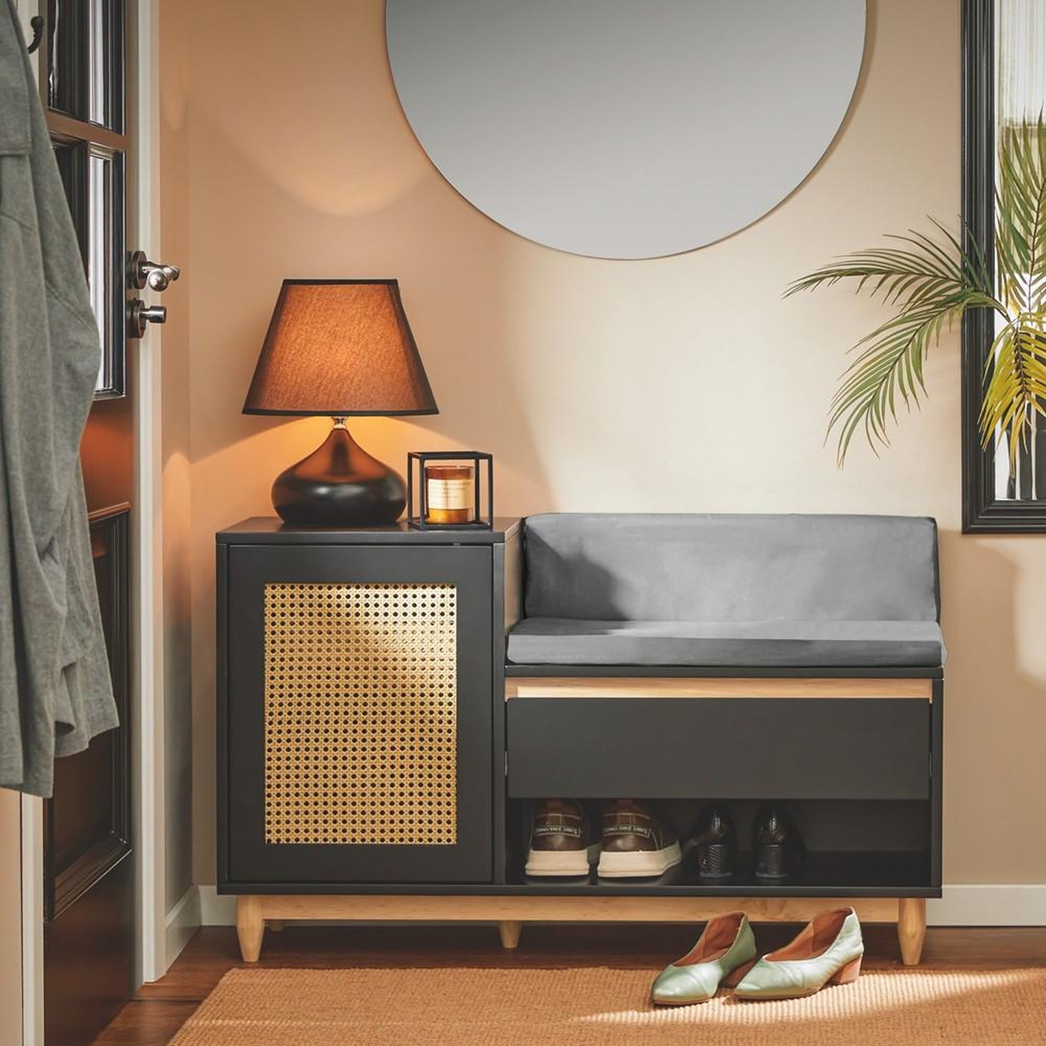 Voir la diapositive 2 : SOBUY SoBuy - Banc de Rangement à Chaussures avec Un Tiroir - Moderne - FSR128