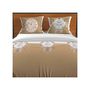 Voir la diapositive 2 : SOLEIL D'OCRE Parure housse de couette 260x240 cm en coton 57 Fils ESPRIT DE FAMILLE taupe, par Soleil d'ocre