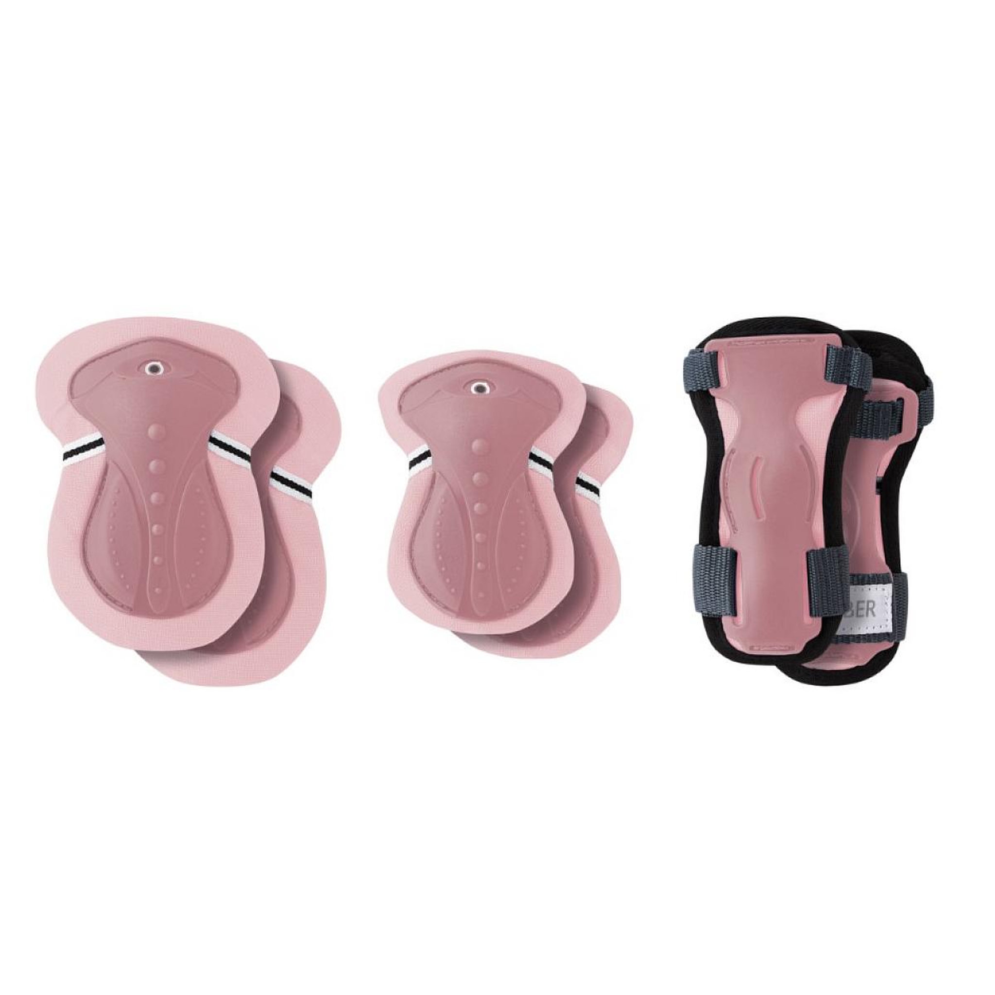 Globber Set 3 Protections Junior XS (6-10 ans) Rose Pastel 25-50kg