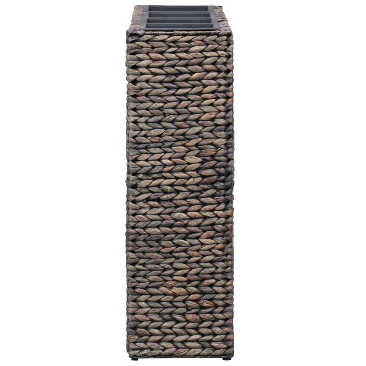 VIDAXL Lit sureleve avec 4 pots Jacinthe d'eau Marron