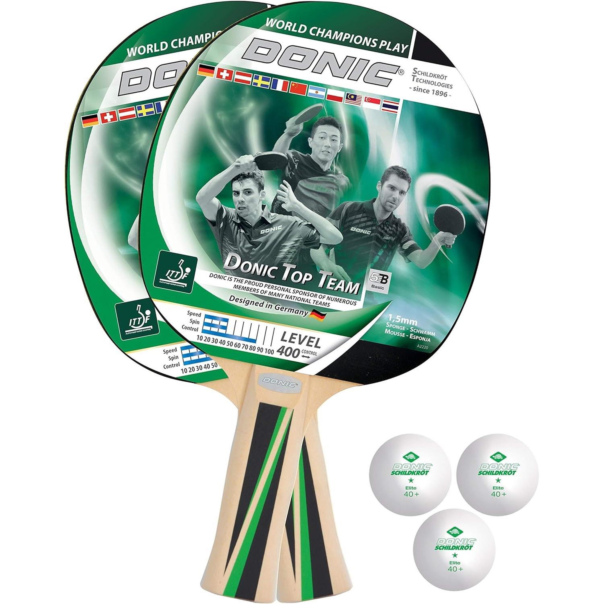 Voir la diapositive 2 : MTS Set de tennis de table Top Teams
