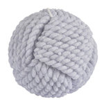 Paris Prix Bougie Boule Effet Cordage  Blue Wave  9cm Bleu Clair