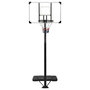 Voir la diapositive 2 : VIDAXL Support de basket-ball Transparent 256-361 cm Polycarbonate