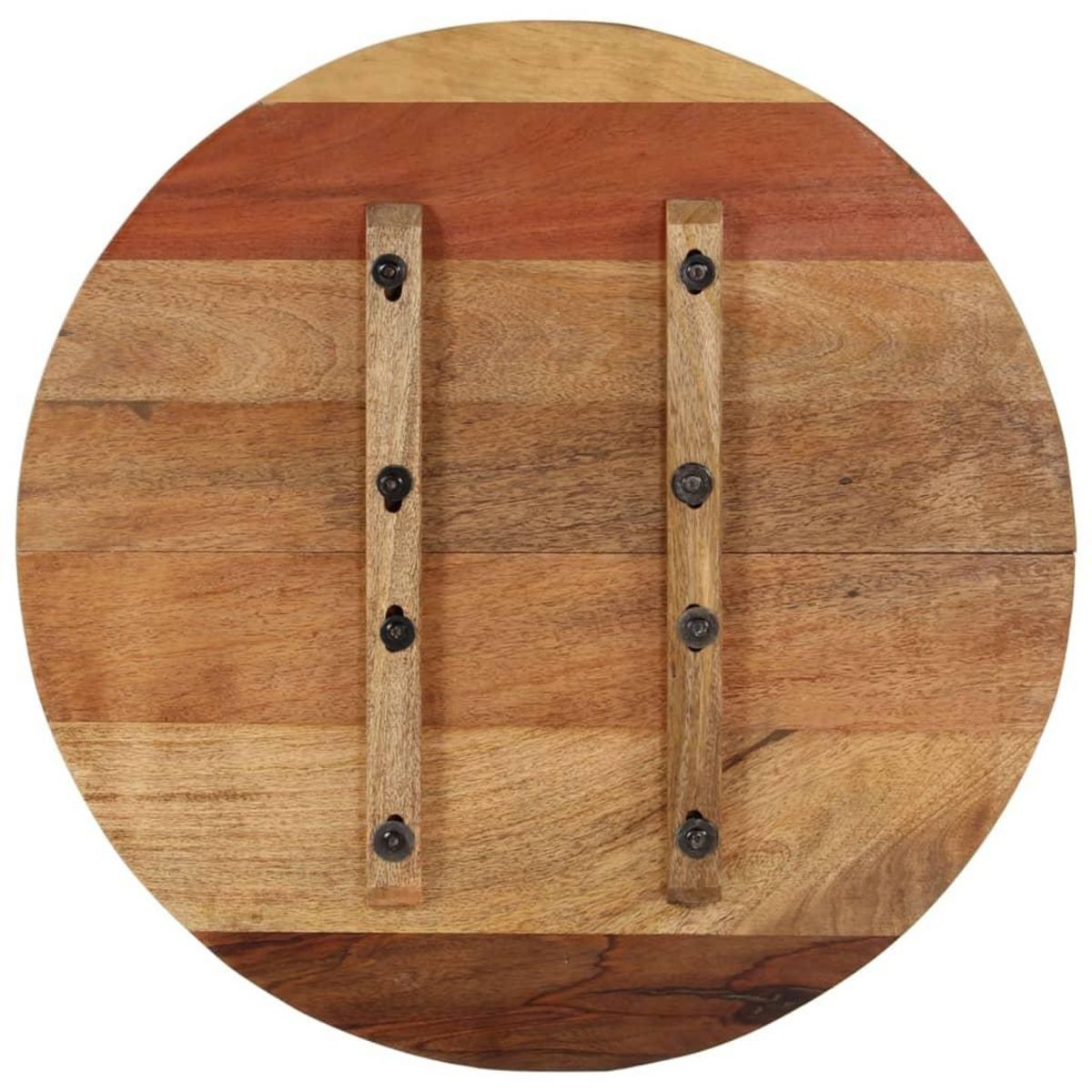 VIDAXL Dessus de table rond 60 cm 15-16 mm Bois de recuperation