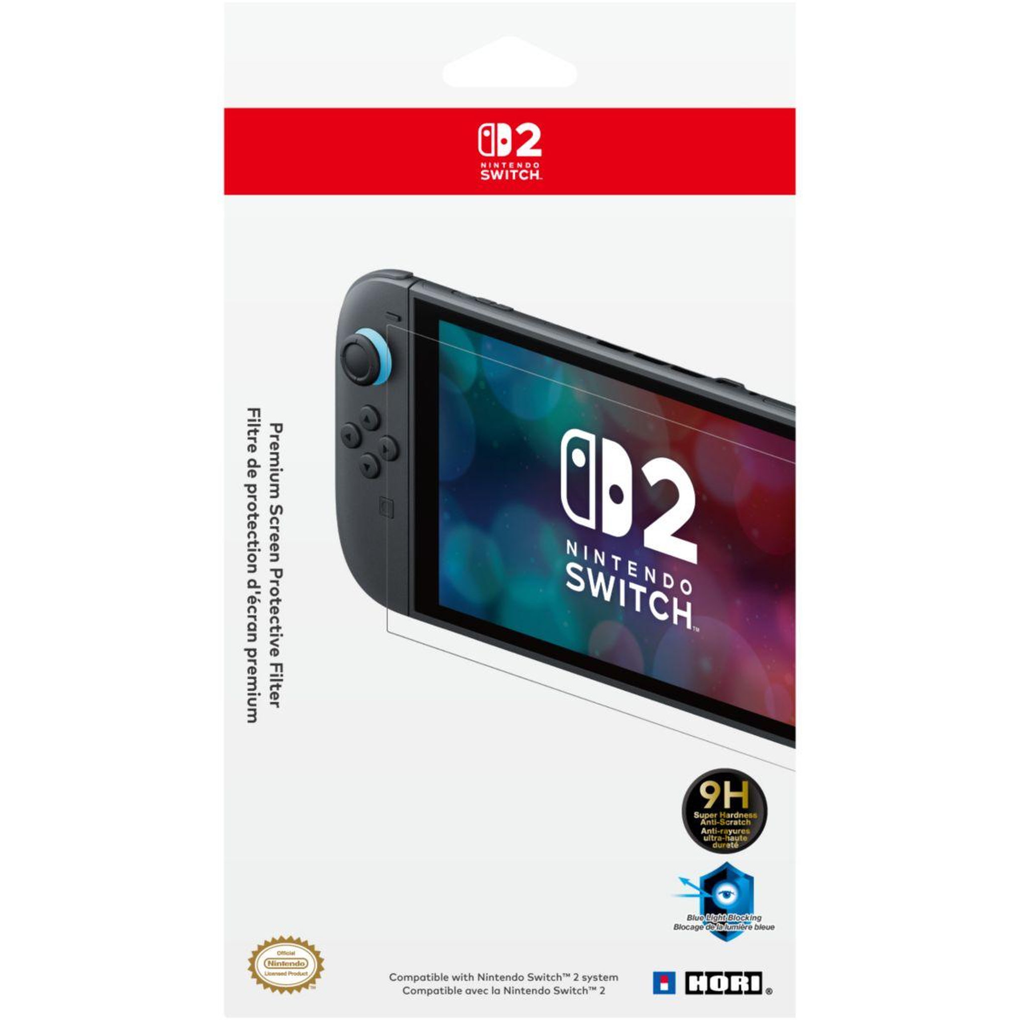 Voir la diapositive 2 : HORI Protection écran Premium Switch 2