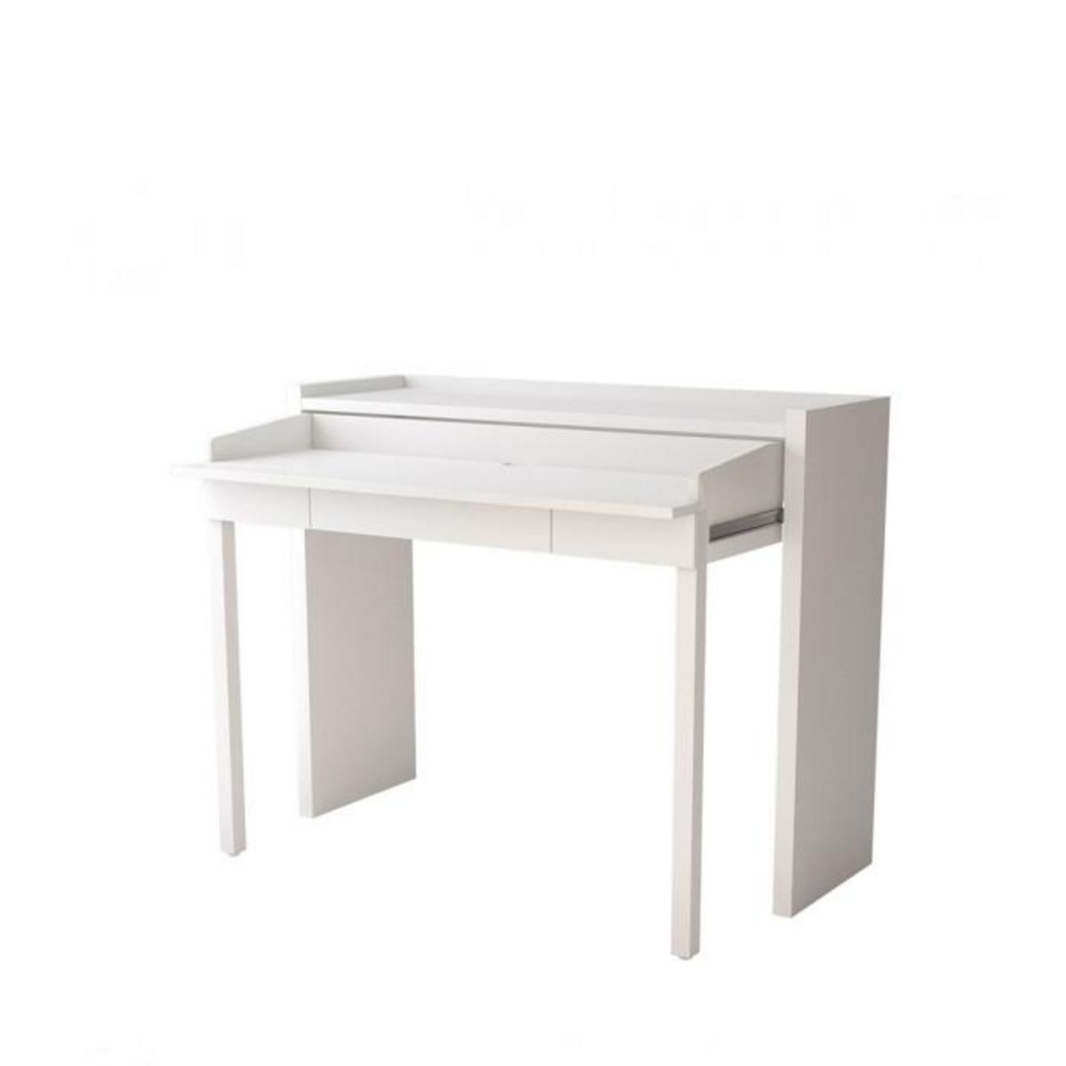 Paris Prix Console Bureau Extensible  Lana  110cm Blanc