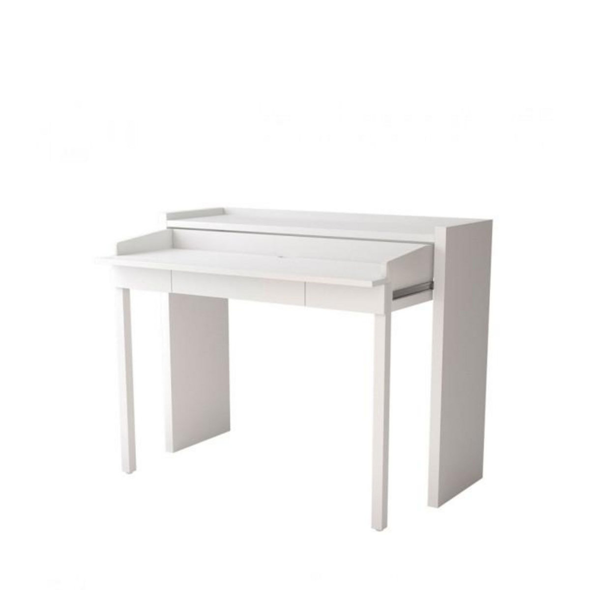 Paris Prix Console Bureau Extensible  Lana  110cm Blanc