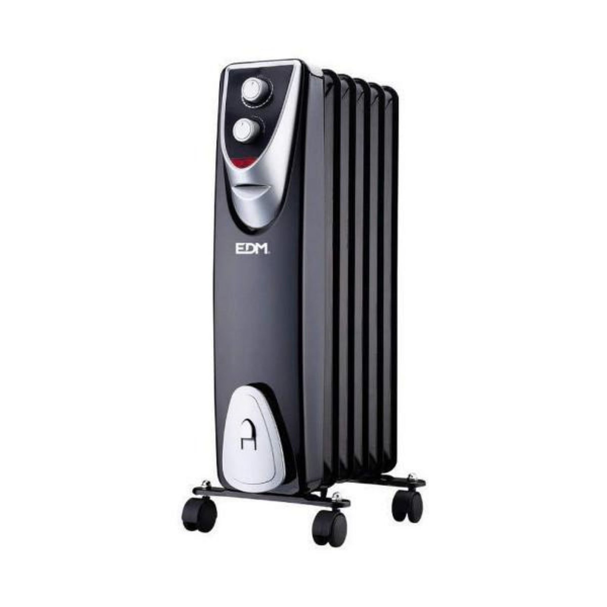 MARKET24 Radiateur EDM 07126 Black Edition Noir/Gris 1000 W