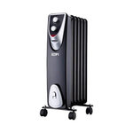 MARKET24 Radiateur EDM 07126 Black Edition Noir/Gris 1000 W