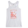 Voir la diapositive 3 : IN EXTENSO Débardeur blanc imprimé active sport femme