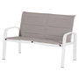 Voir la diapositive 3 : HESPERIDE Salon de jardin Elyn en aluminium et texaline - 4 places