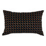 Voir la diapositive 1 : ATMOSPHERA Coussin Déco Jacquard  The Palm Resort  38x58cm Noir