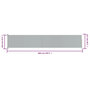 Voir la diapositive 6 : VIDAXL Auvent lateral retractable de patio 117x600 cm Gris