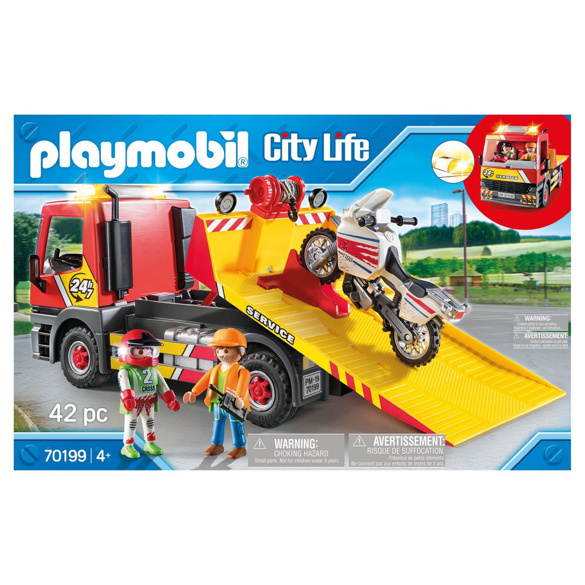 PLAYMOBIL 70199 - City Life - Camion de dépannage