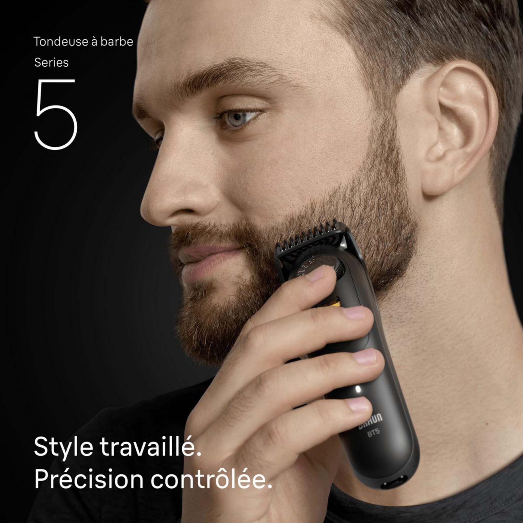 Voir la diapositive 2 : BRAUN Tondeuse multi usages bt5560, molette réglable, 40 hauteurs de coupe, précision 0,5 mm, autonomie 120 mn
