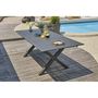Voir la diapositive 6 : Paris Prix Table de Jardin Extensible  Floride  180-240cm Gris Anthracite