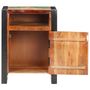 Voir la diapositive 3 : VIDAXL Table de chevet 40x35x55 cm Bois de recuperation massif