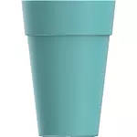 GARDENSTAR Pot en plastique ICFAL - Bleu Orage - 35cm