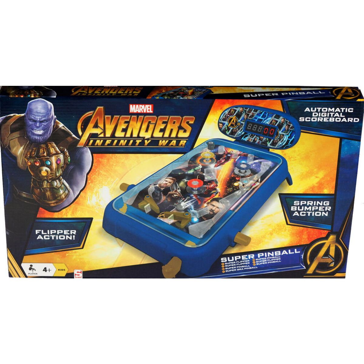 SAMBRO Super flipper électronique - Avengers Infinity War