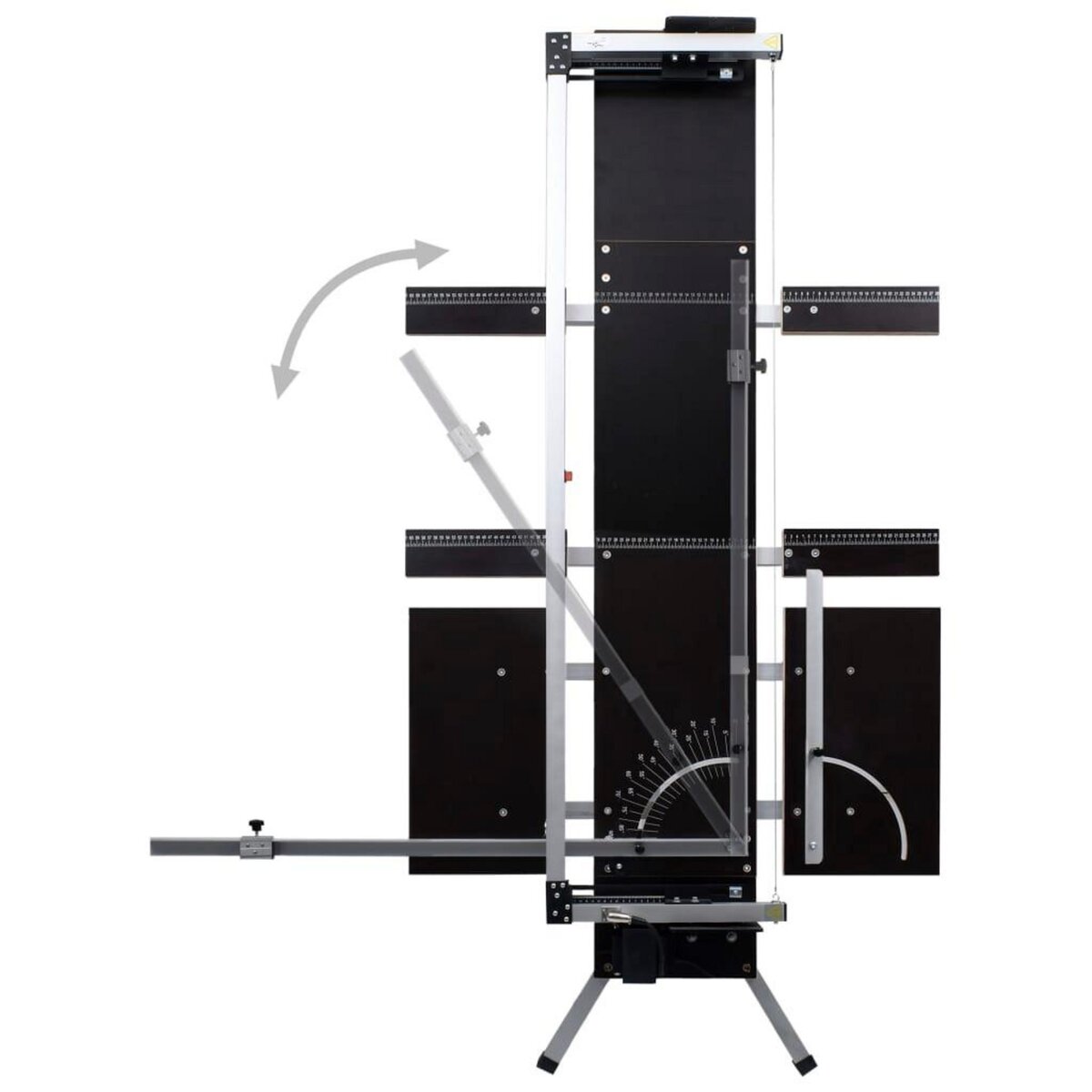 VIDAXL Coupe-mousse avec pieds en aluminium 200 W