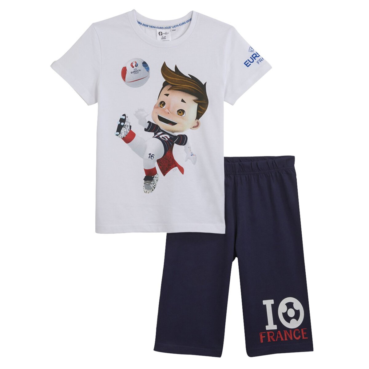 IN EXTENSO Pyjama Mascotte Garçon du 2 au 14 ans Euro 2016