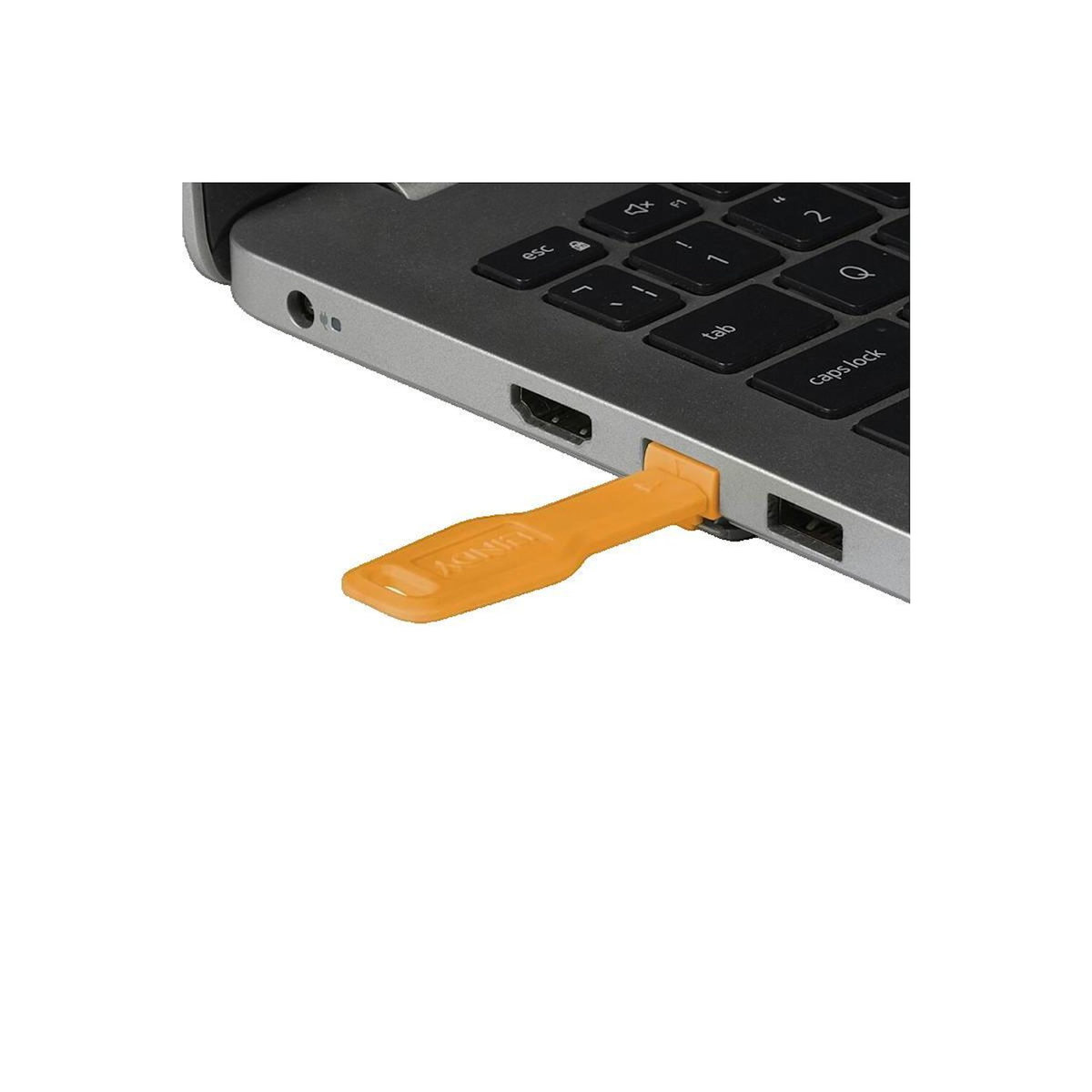 TIKE SECURITE Bloqueur de port RJ-45 Lindy orange