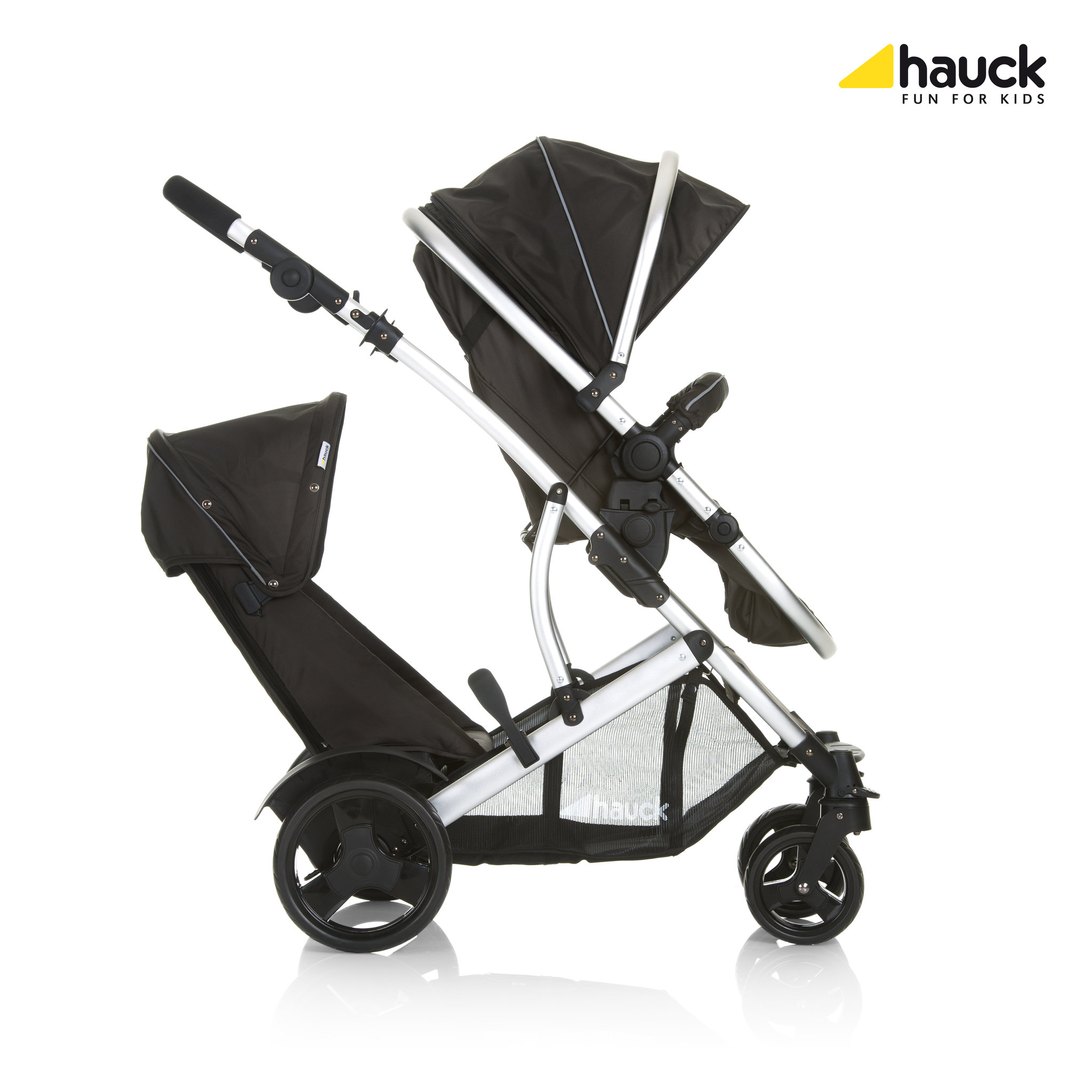 Voir la diapositive 9 : HAUCK Poussette double Duett 2