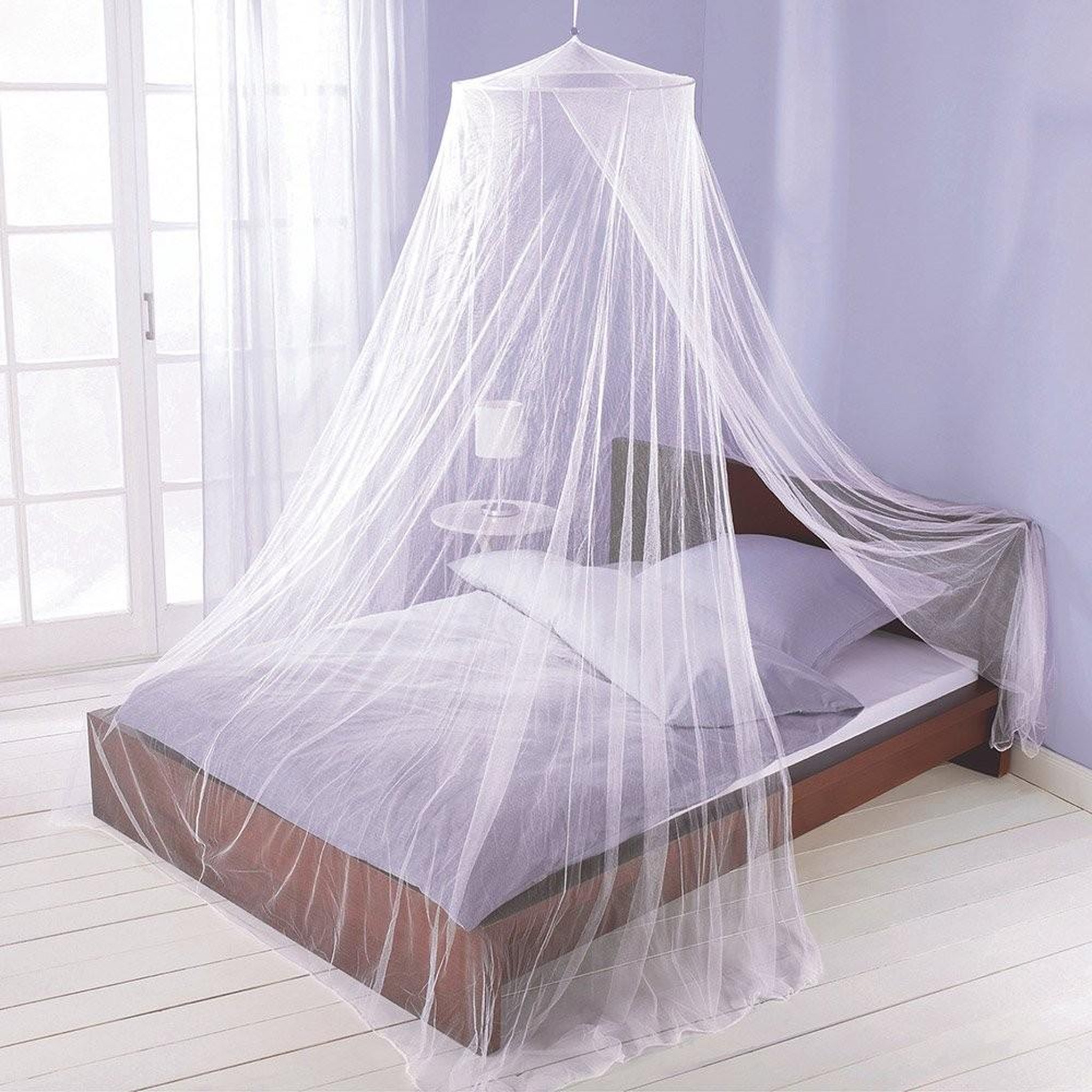 Voir la diapositive 2 : The Home Deco Factory Moustiquaire lit double 250x65 cm
