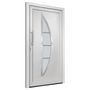 Voir la diapositive 4 : VIDAXL Porte d'entree Blanc 88x200 cm
