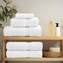 Voir la diapositive 3 : VIDAXL Serviettes de sauna de qualité supérieure SOLUND 25 pcs blanc
