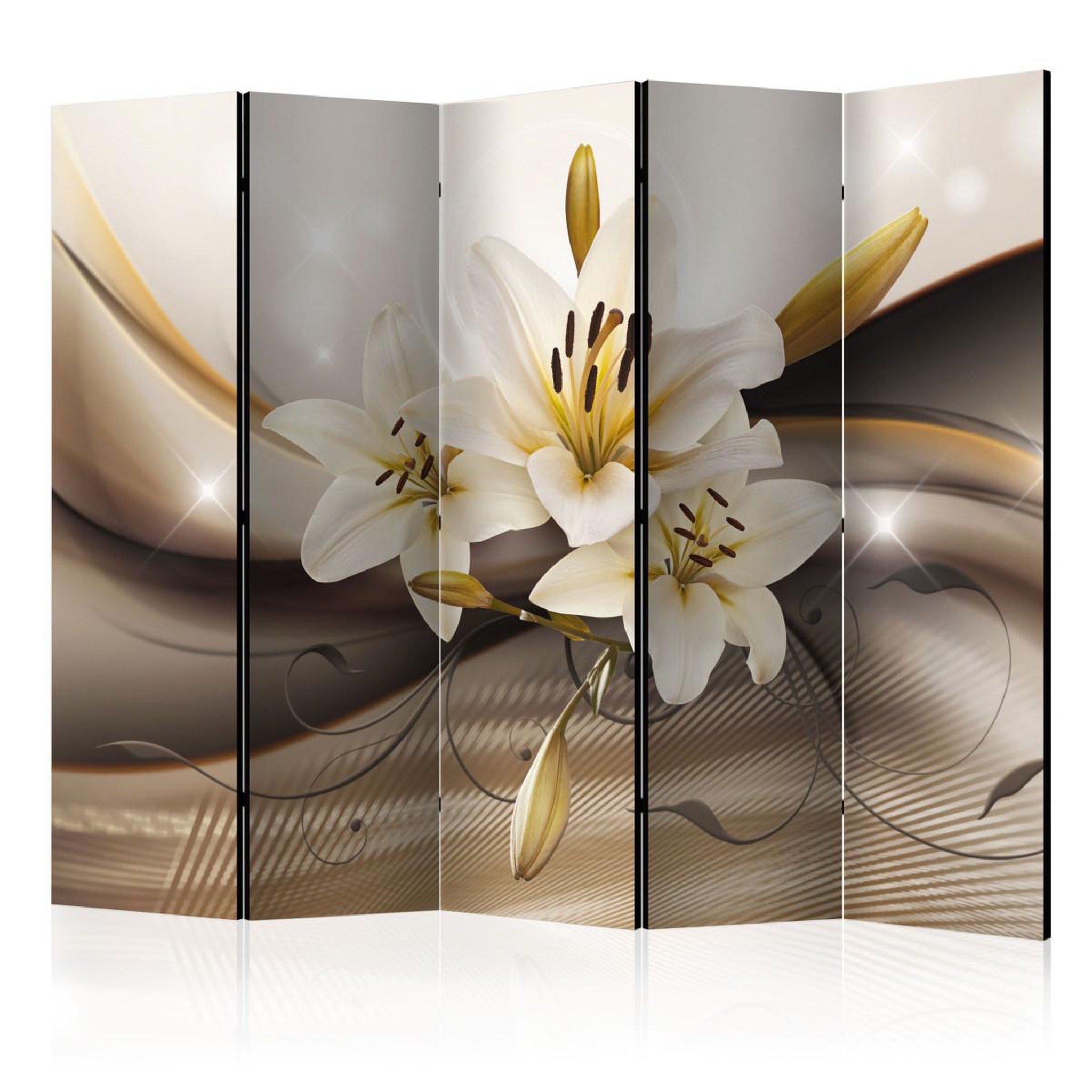Voir la diapositive 1 : Paris Prix Paravent 5 volets  the desert's garden  172x225cm
