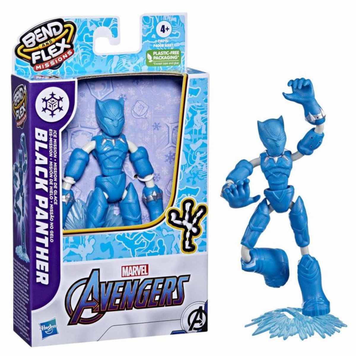 HASBRO Hasbro - Avengers Bend and Flex Ice Missions F40155X00