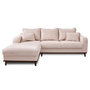 Voir la diapositive 6 : LISA DESIGN Albane - canapé d'angle gauche - 4 places - en velours côtelé