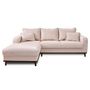 Voir la diapositive 6 : LISA DESIGN Albane - canapé d'angle gauche - 4 places - en velours côtelé