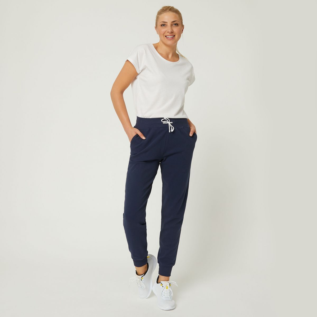IN EXTENSO Pantalon de sport bleu marine femme