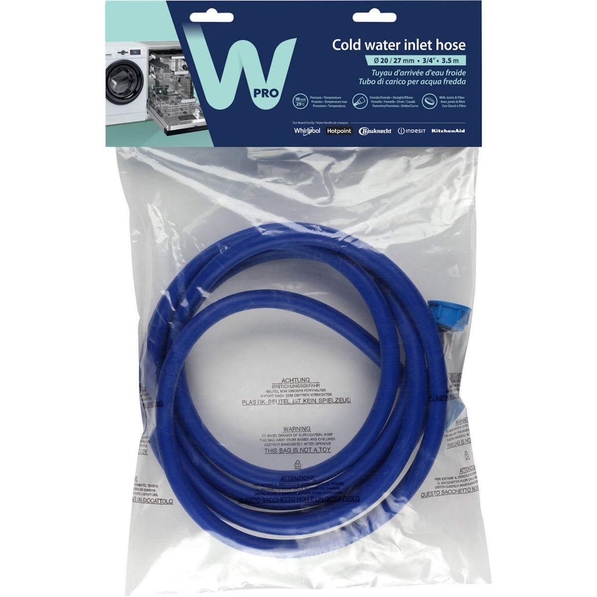 WPRO Tuyau d'alimentation d'eau arrivée d'eau TAF358