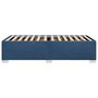 Voir la diapositive 5 : VIDAXL Cadre de lit sans matelas bleu 90x190 cm tissu