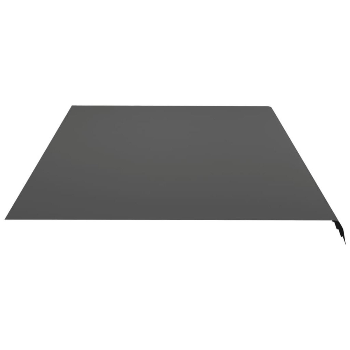 VIDAXL Tissu de remplacement pour auvent Anthracite 6x3,5 m