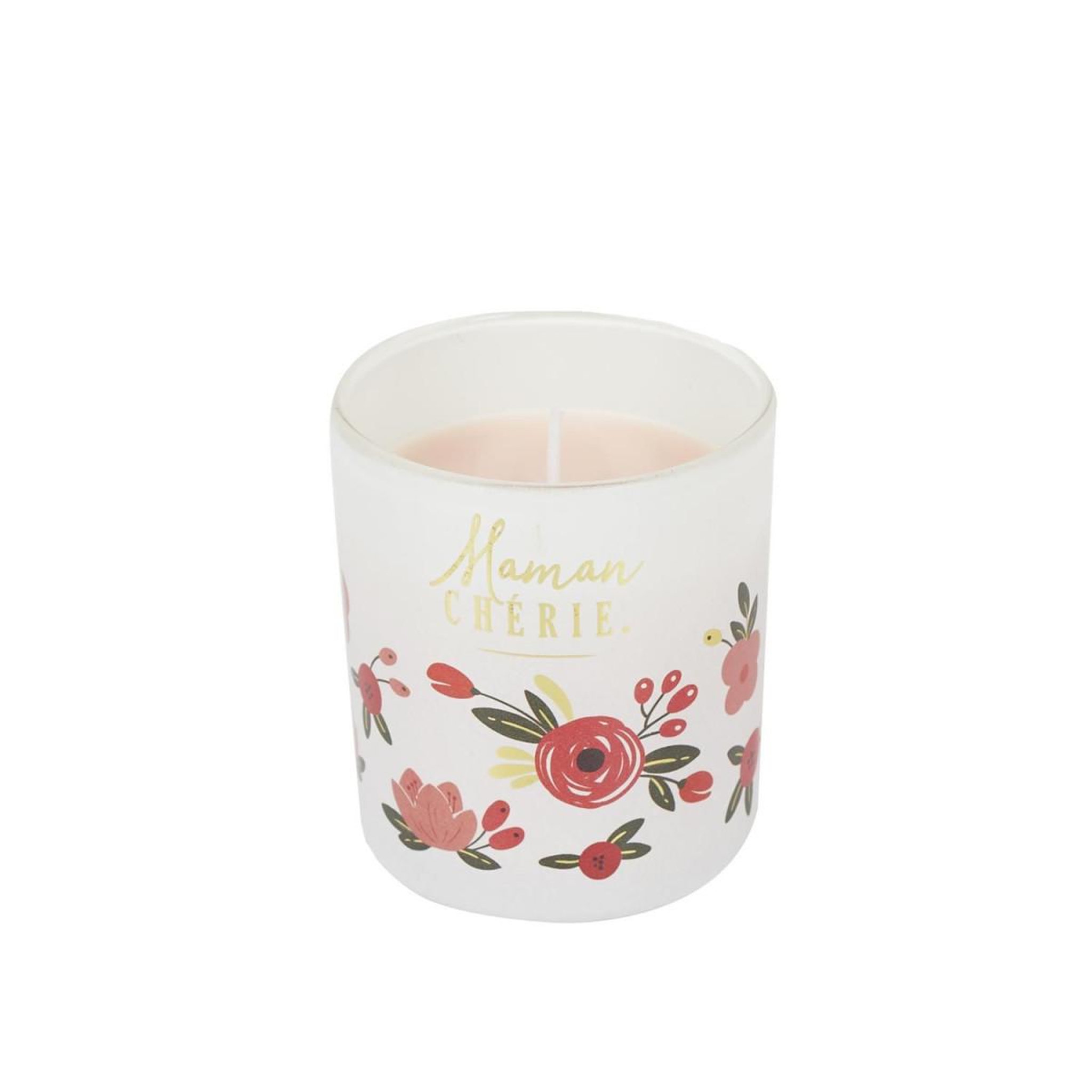 Voir la diapositive 4 : The Home Deco Factory Coffret 2 bougies parfumées  maman chérie  8cm rose