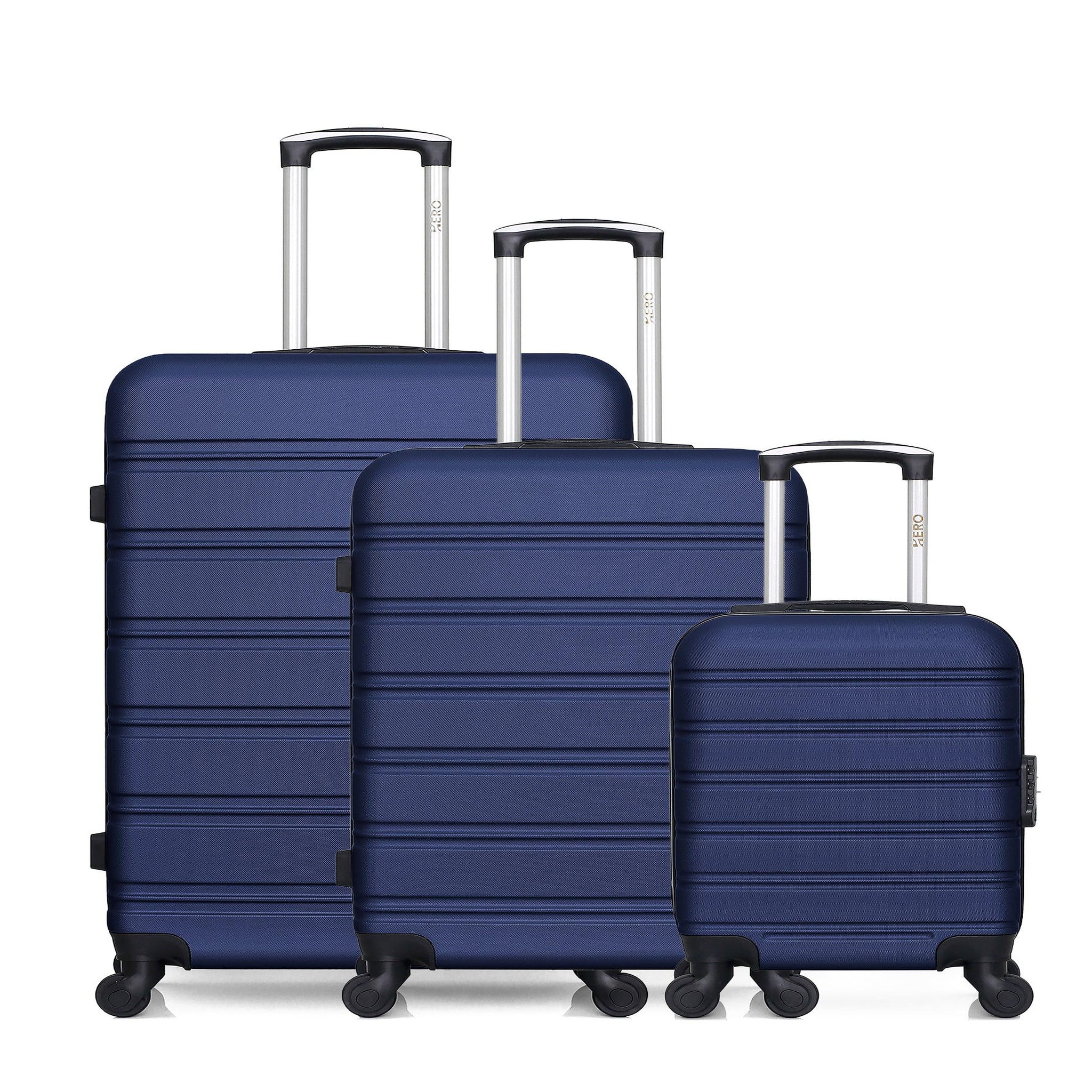 HERO Hero - lot de 3 valises grand format weekend et cabine xxs renoso