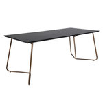 Paris Prix Table à Manger Design  Petra  190cm Noir & Cuivre